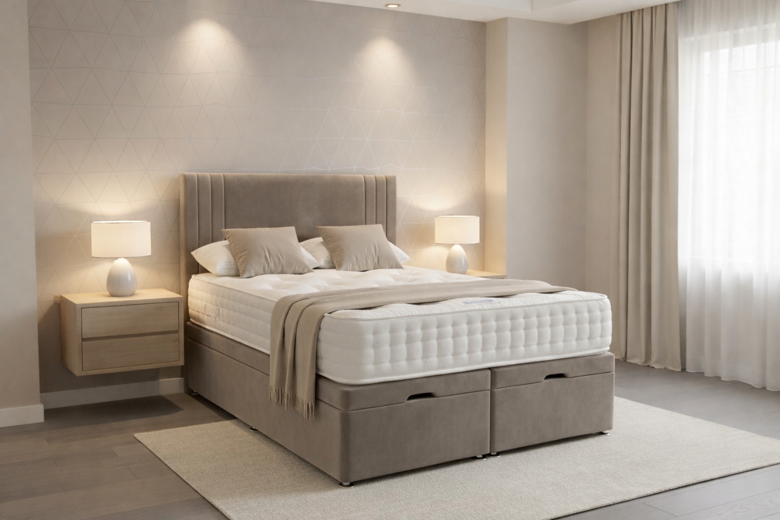 Charlie Ottoman Divan Bed – Luxury Storage Without the Bulk