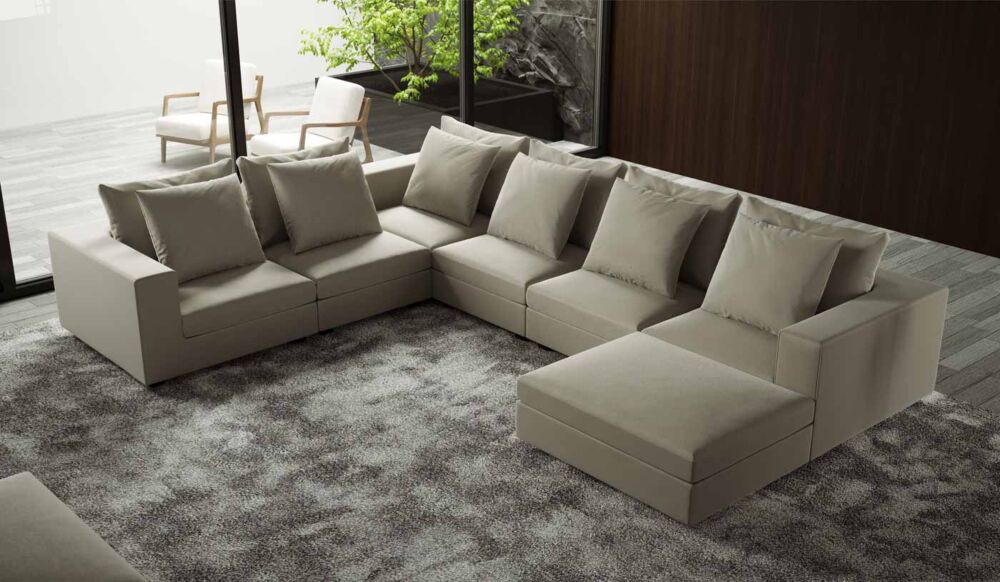 How the Ellington U Shape Sofa Transforms Family Lounges