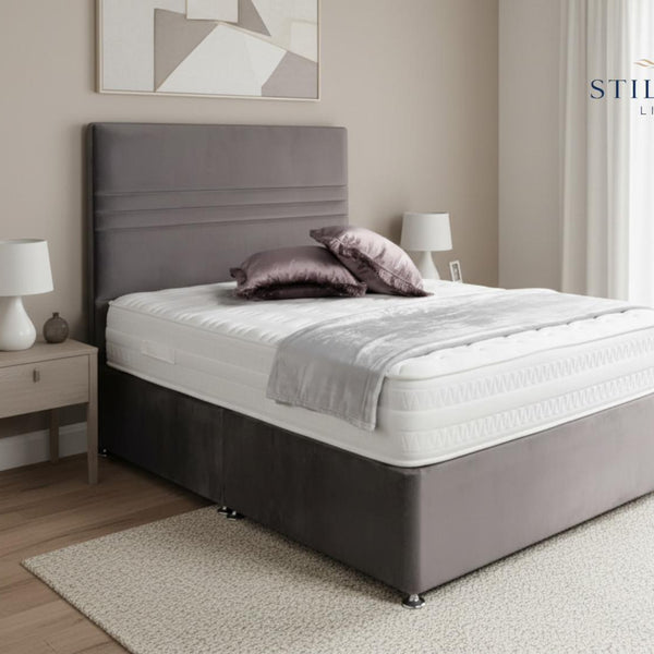 Essentials Divan Bed - With 24' Headboard