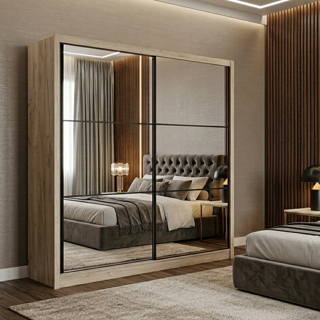 Ravenswood Sliding Wardrobe with Mirror