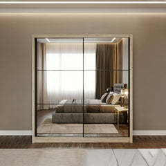 Ravenswood Sliding Wardrobe with Mirror
