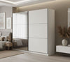 Hartwell Sliding Wardrobe with Mirror – White