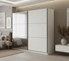 Hartwell Sliding Wardrobe with Mirror – White